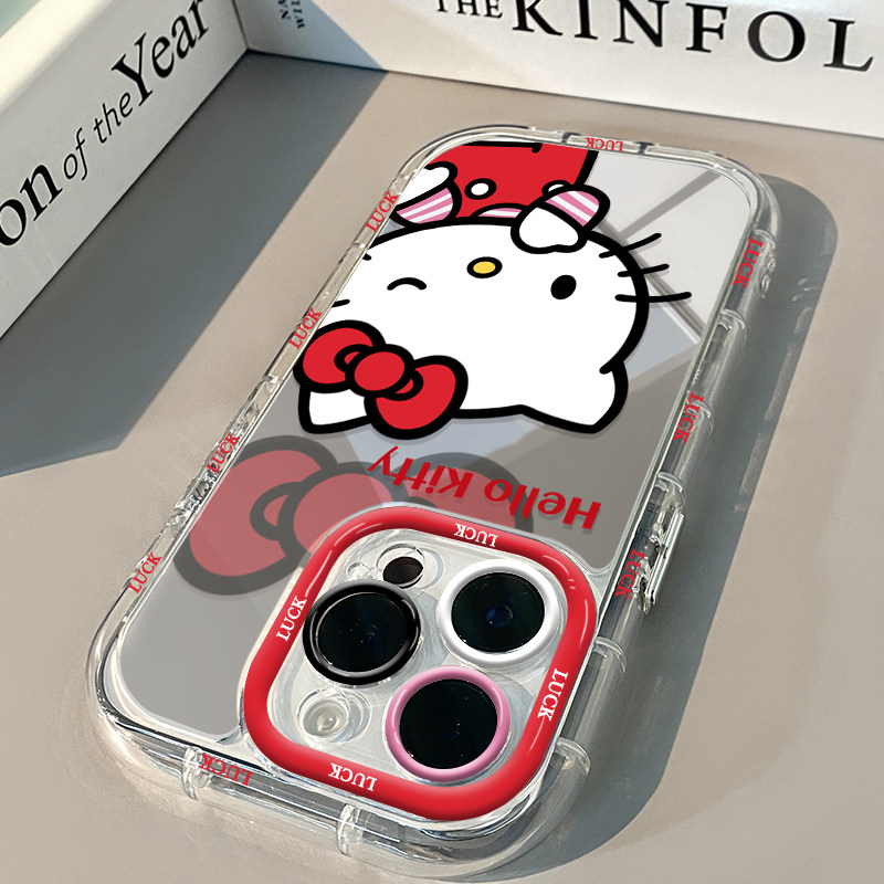 Cute Red Hello Kitty Mirror Ph - Phone Accessories Red ulasan dan harga