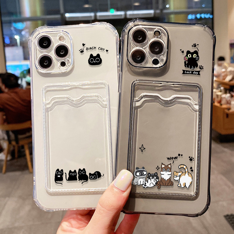Cute Black Cat Phone Case For  - Phone Accessories Are ulasan dan harga
