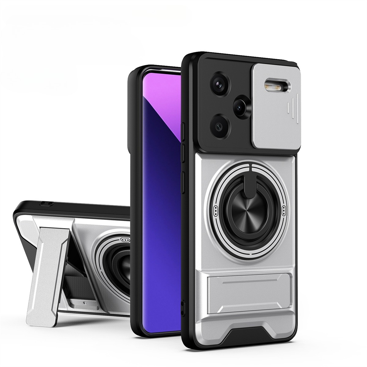 Lens Slide Camera Phone Case f - Phone Kickstand Ring ulasan dan harga