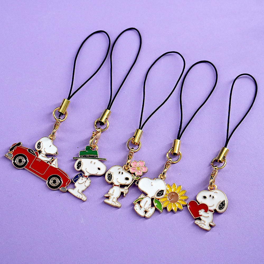 5pcs New Snoopy Phone Lanyard  - Phone Accessories In China ulasan dan harga