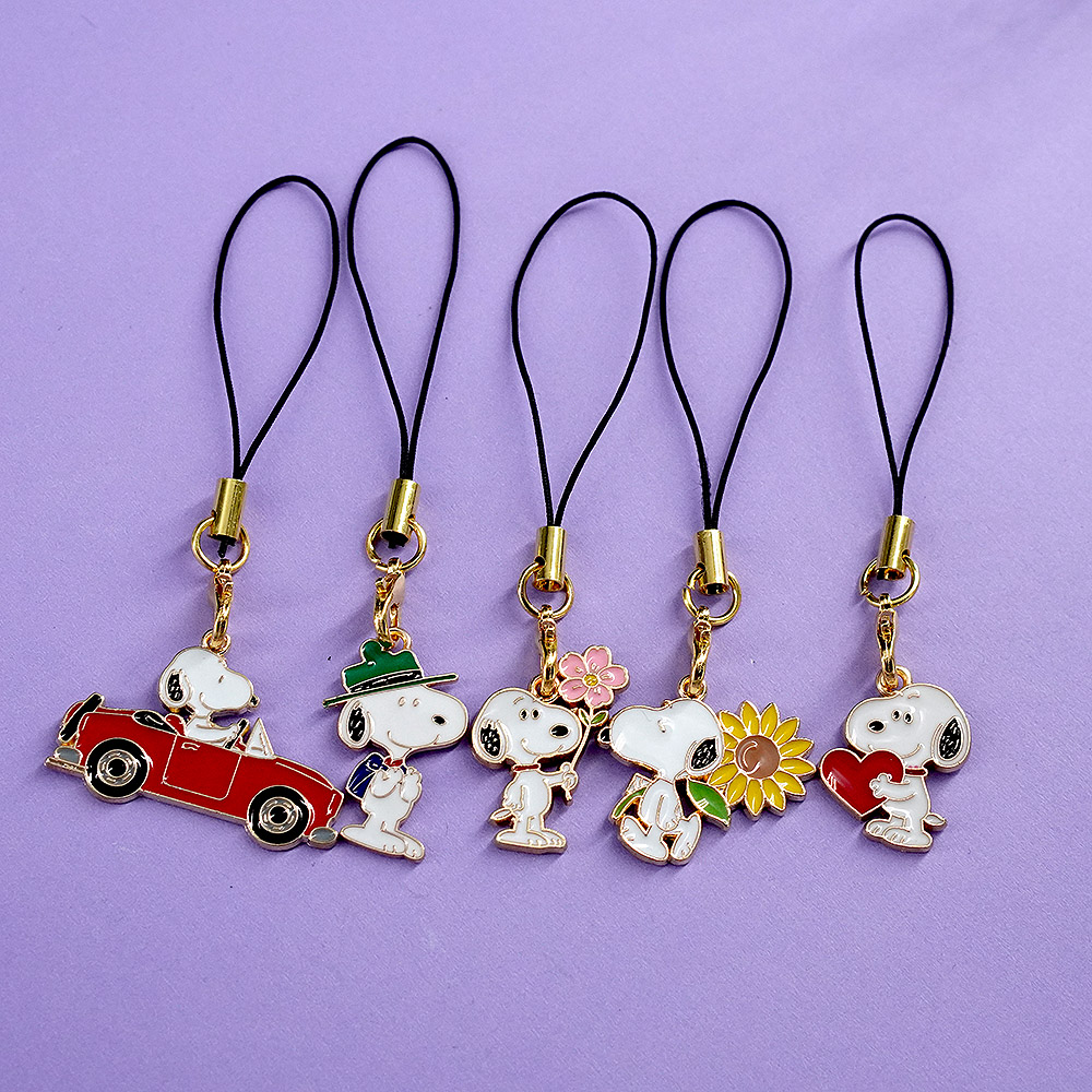 5pcs New Snoopy Phone Lanyard  - Phone Accessories In China ulasan dan harga