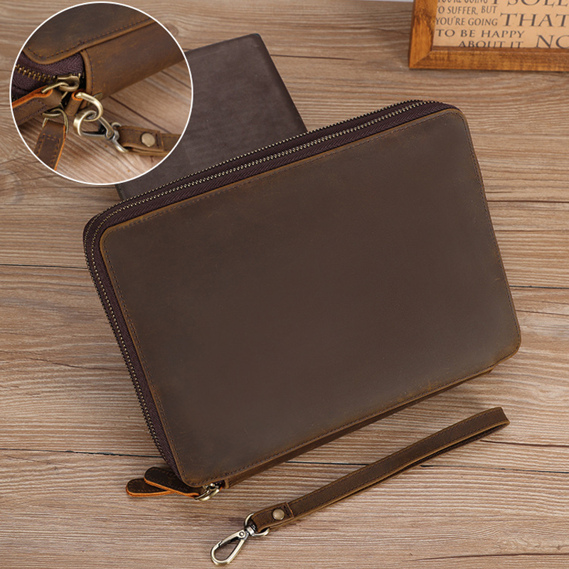 Full Grain Leather Travel Cabl - Phone Accessories In China ulasan dan harga