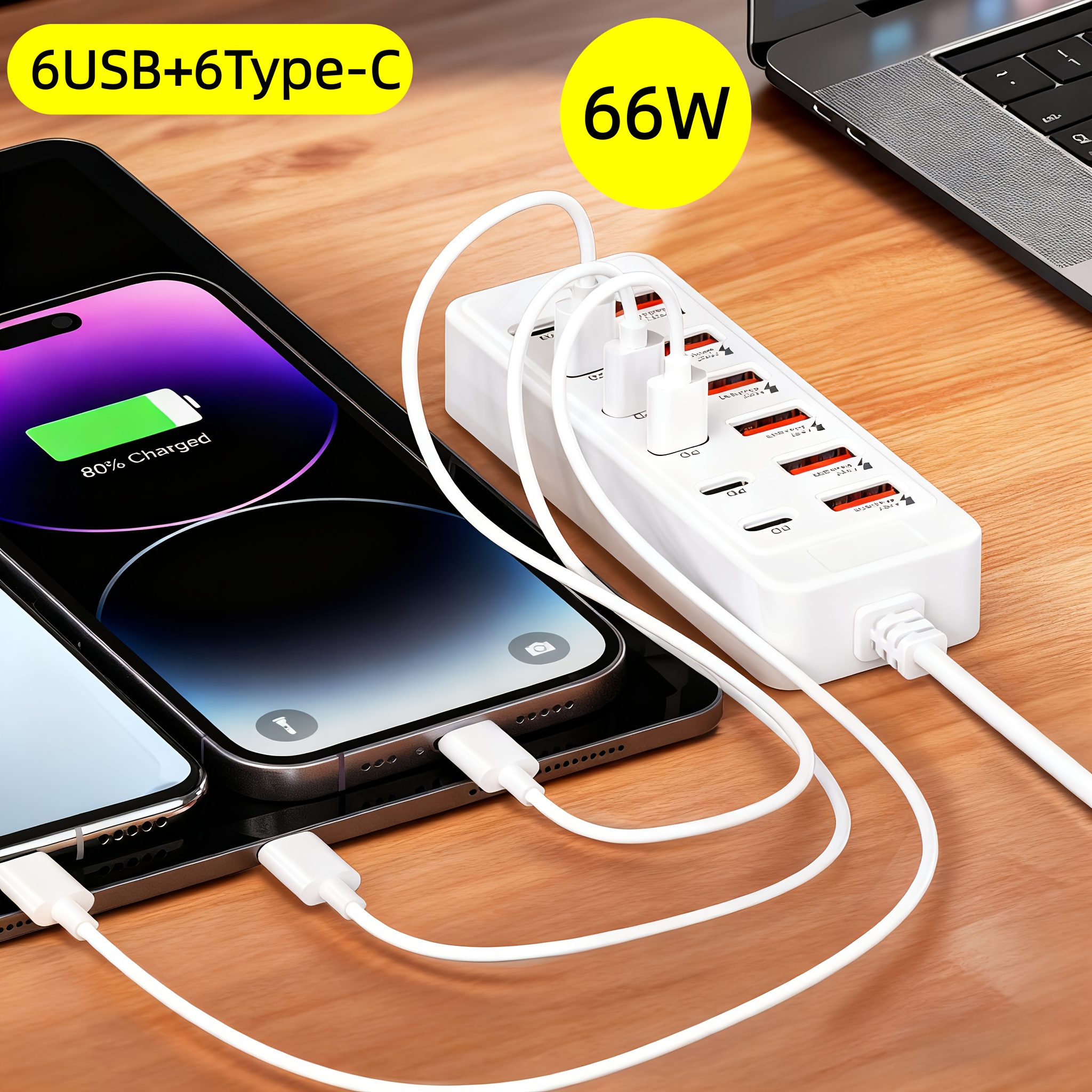 Fast-Charging Multi-Port Charg - Usb C Hub ulasan dan harga