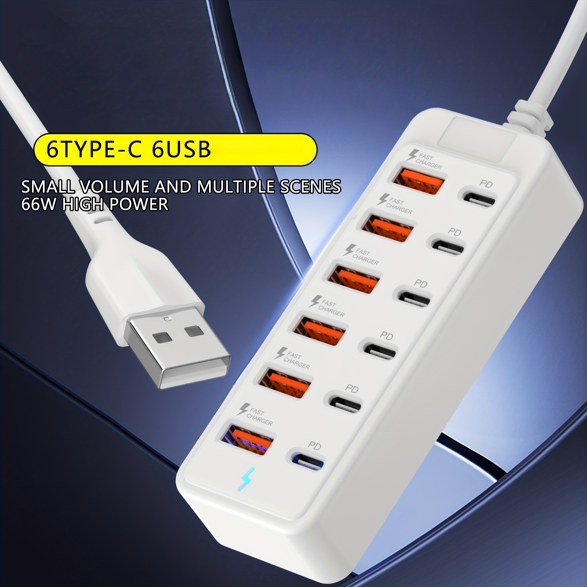 Fast-Charging Multi-Port Charg - Usb C Hub ulasan dan harga