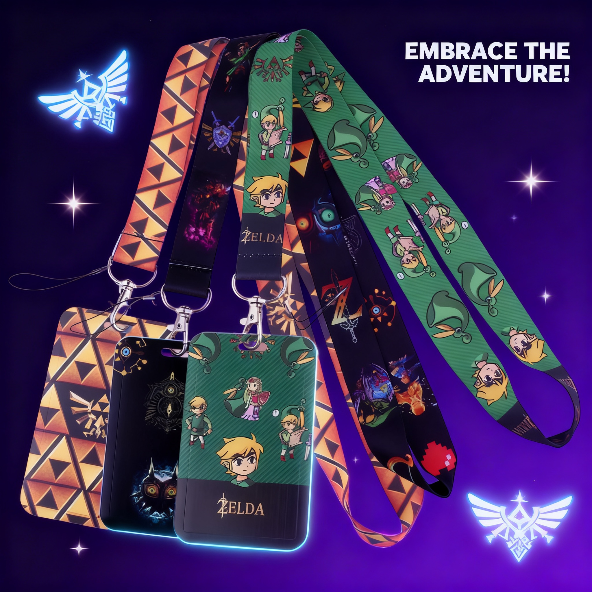 Cartoon Game Lanyards for Key  - Phone Accessories Crochet ulasan dan harga